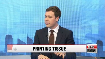 Living tissue created with 3D printer