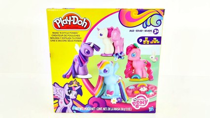 Video herunterladen: NEW PLAY DOH Make N Style My Little Pony Playdough Pinkie Pie Rainbow Dash Rarity Ponies