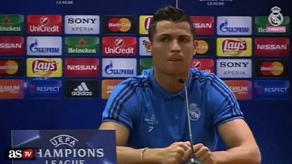 Cristiano Ronaldo left the press conference