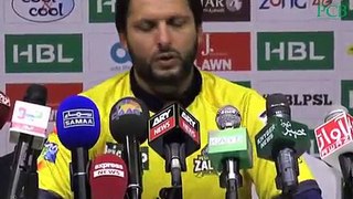 Shahid Afridi In Funny Mood After Winning Match - dfailymotion