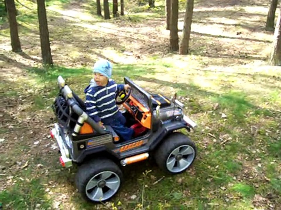 off road in the forest