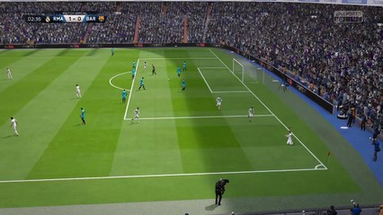 FIFA 16 Amic. ligne 1-0 RMA - BAR, 1e p.
