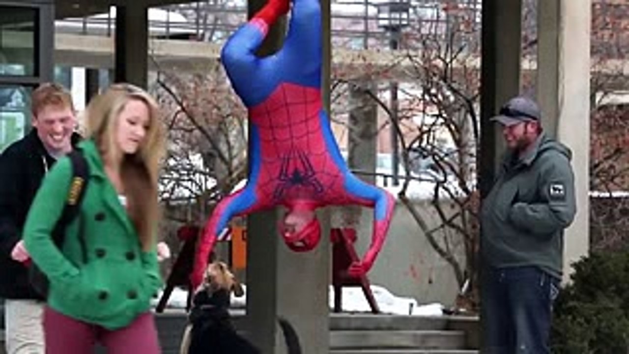 Spider-Man Kissing Prank