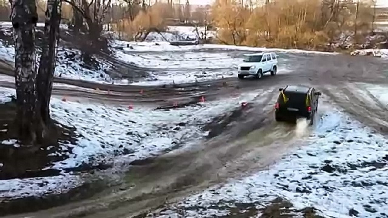 Off-road 4x4 Renault Duster vs UAZ Patriot vs Dodge