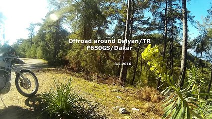 Off-road around Dalyan-TR with my F650GS-Dakar