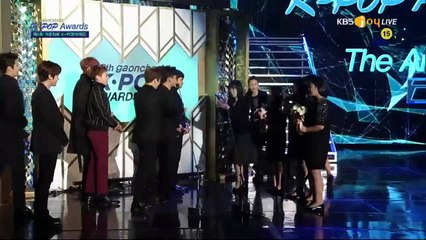 160217 EXO @ 5th Gaon Chart Awards,Gaon chart Fan favorite EXO