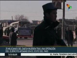 Ejército afgano abate a 25 milicianos de Daesh