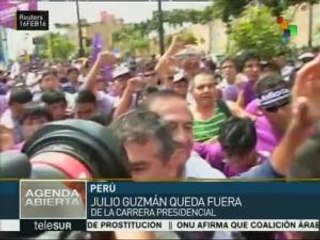 Perú: candidato Julio Guzmán es descartado de las elecciones