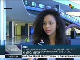 EE.UU.: jóvenes venezolanos participan en actividades de la ONU