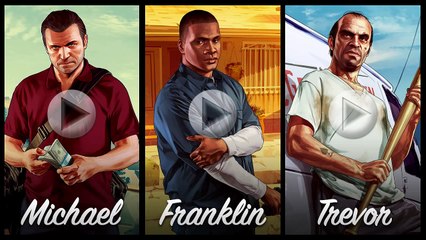 GTA 5 Trailer # 3 Michael - Franklin - Trevor (3 Trailers Compilation) (720p)