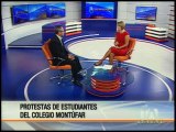 Entrevista al ministro de Educación, Augusto Espinosa, sobre protestas en colegio Montúfar