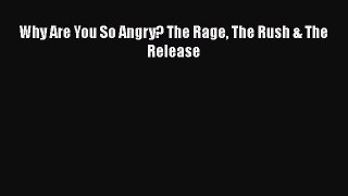 Read Why Are You So Angry? The Rage The Rush & The Release PDF Free