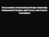 [PDF] The Essentials of Instructional Design: Connecting Fundamental Principles with Process