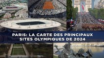 Paris: La carte des principaux sites olympiques de 2024