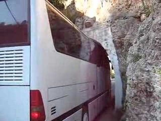 Alanya Kalesi'ne Giderken Dar Tünelden Geçiş...