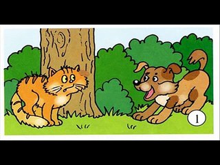 Учимся рассказывать- Котенок и щенок