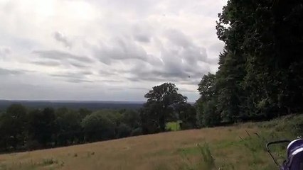 Typhoon Display Above Dunsfold Wings & Wheels 2015.