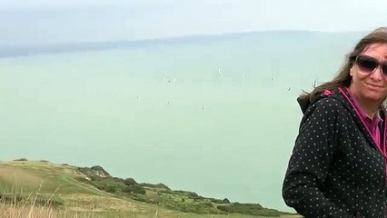 Typhoon Jet Past Beachy Head Lighthouse..   Airbourne