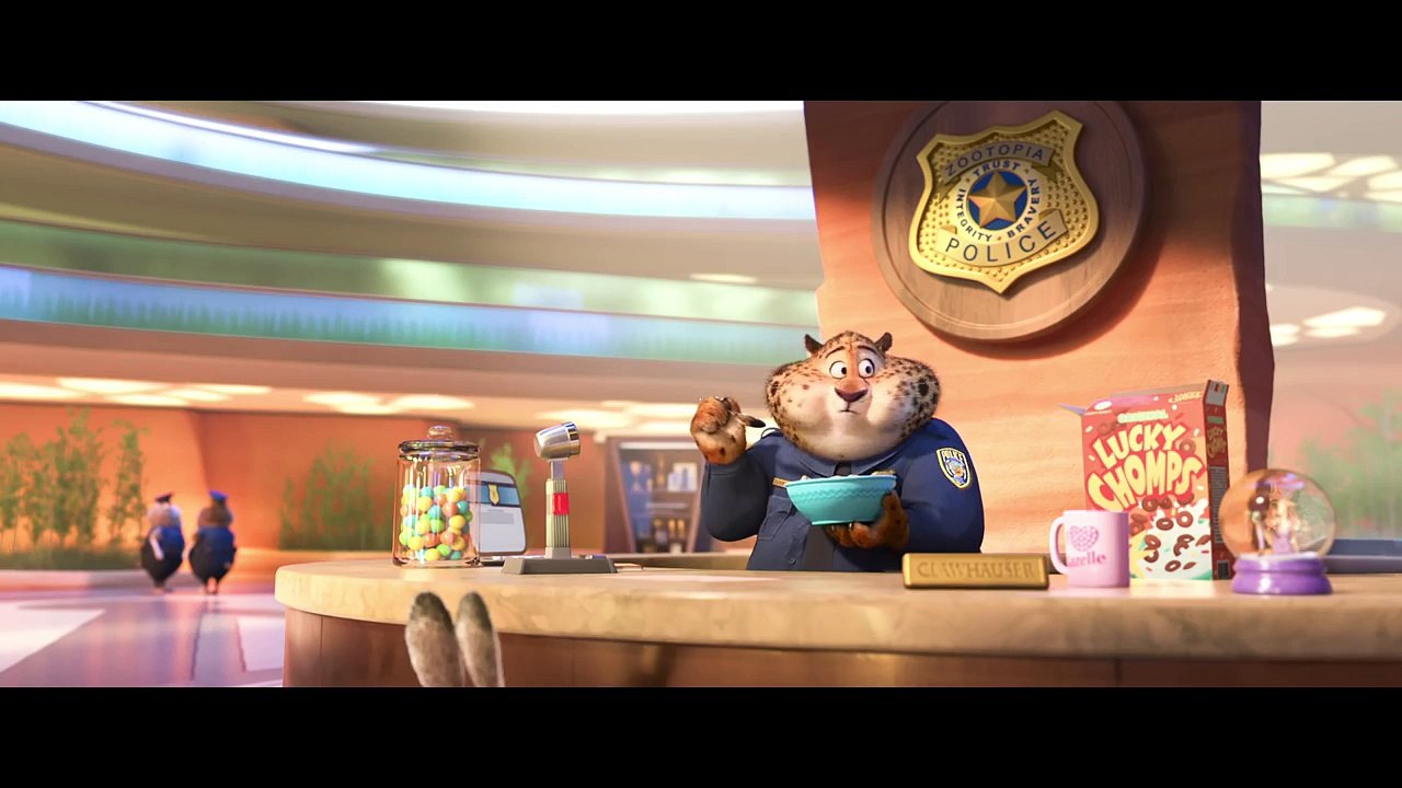 ZOOTOPIA Clip #4 - Meet Clawhauser (2016) Disney Animated Movie HD