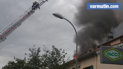 Un appartement ravagé par les flammes à Sanary