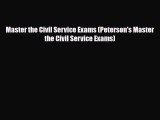 Download Master the Civil Service Exams (Peterson's Master the Civil Service Exams) Free Books