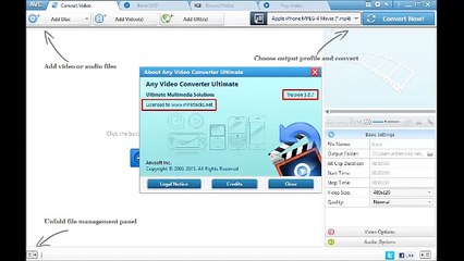 Any Video Converter Ultimate 5.8.7 Serial Key is Here !