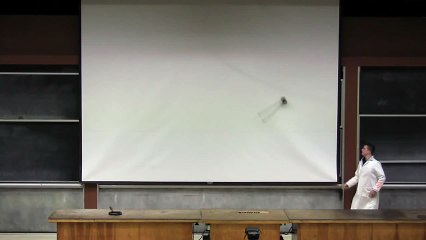MIT Physics Demo -- Center of Mass Trajectory