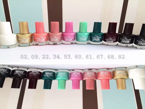 Обзор лаков GOLDEN ROSE COLOR EXPERT & 10 оттенков GOLDEN ROSE - Tasha Beauty