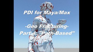 Maya PullDownit VFX Tutorial Series Video 4 (Dynamic Path-Based Fracturing Technique)