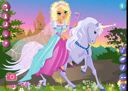 Сказка принцесса единорог. Принцесса и Единорог игра. Игра детская про принцессу и единорога.