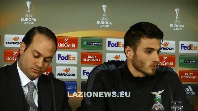Hoedt conferenza stampa pre Galatasaray-Lazio