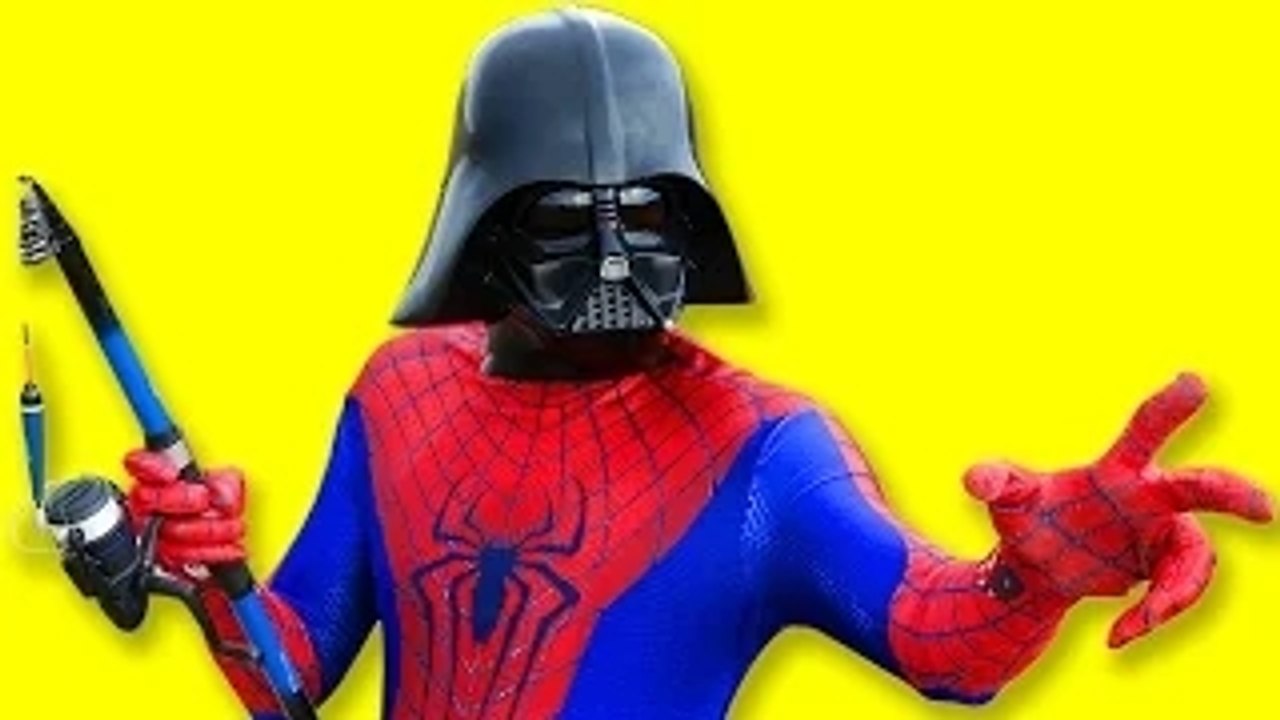 Spiderman Vs Hulk - Spiderman Fishing Toys - Fun Superhero Movie in Real Life