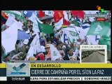 Bolivia: Evo rechaza acusaciones de la derecha contra su gobierno