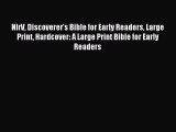 Read NIrV Discoverer's Bible for Early Readers Large Print Hardcover: A Large Print Bible for