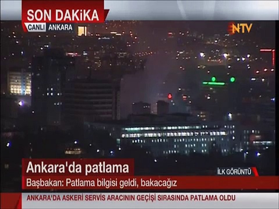 Ankara Genelkurmay Kavşağında büyük patlama