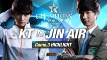 [H/L 2016.02.17] KT vs JIN AIR Game 3 - RO1 l 롯데 꼬깔콘 LoL Champions Korea Spring 2016