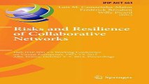 Risks and Resilience of Collaborative Networks  16th IFIP WG 5 5 Working Conference on Virtual