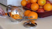 How to use the orange peel