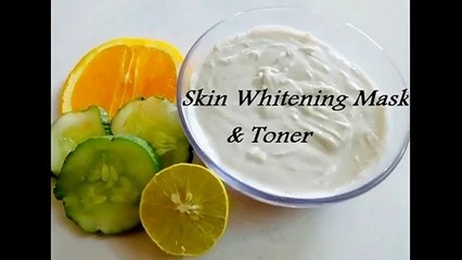 ---Instant and younger look  Skin Whitening Face Mask and Toner