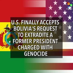 US Finally Accepts Bolivia's Request to Extradite Gonzalo Sanchez de Lozada