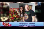 Harry Zuñiga y Janeth más felices que nunca