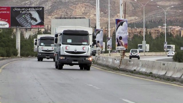 Syrie: un convoi d'aide humanitaire se dirige vers Madaya