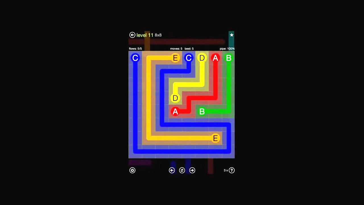 Flow Free Extreme Pack 8x8 LEVELS 10-15