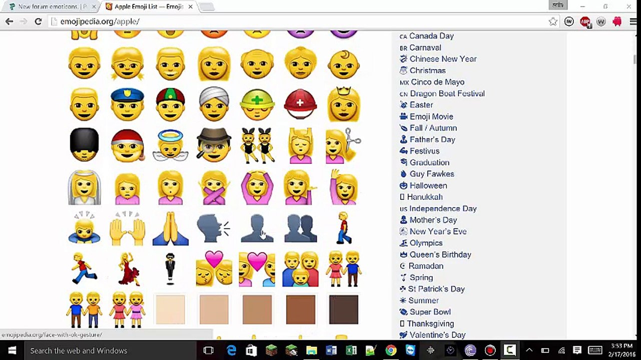 Emoji List