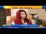 Reham Khan gets annoyed with anchor for asking too much questions about Imran Khan