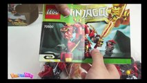 LEGO Ninjago Masters Of Spinjitzu: KAIS Fire Mech 70500 KAI & Scout Mini Figures Toy Unboxing