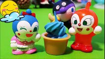 アンパンマンおもちゃアニメ❤ねんどアイスクリーム♪おかあさんといっしょ♦ Toy Kids トイキッズ animation anpanman