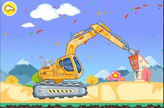 Развивающие мультики про машинки от 3 лет. Конструктор гусеничный экскаватор