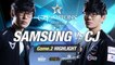 [H/L 2016.02.17] SAMSUNG vs CJ Game 2 - RO1 l 롯데 꼬깔콘 LoL Champions Korea Spring 2016