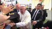 Pope Francis loses his cool after being almost knocked over in Mexico.